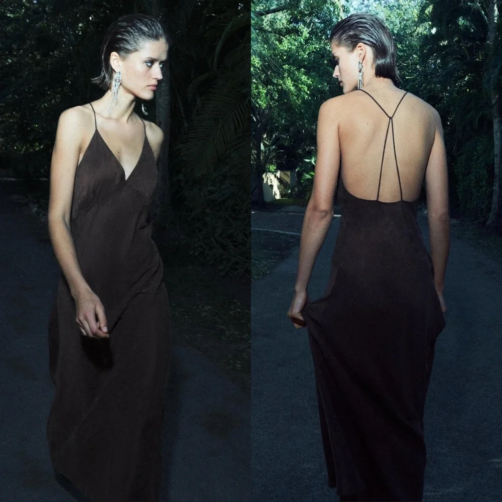 ZW COLLECTION SLIP DRESS - Picture 1 of 17